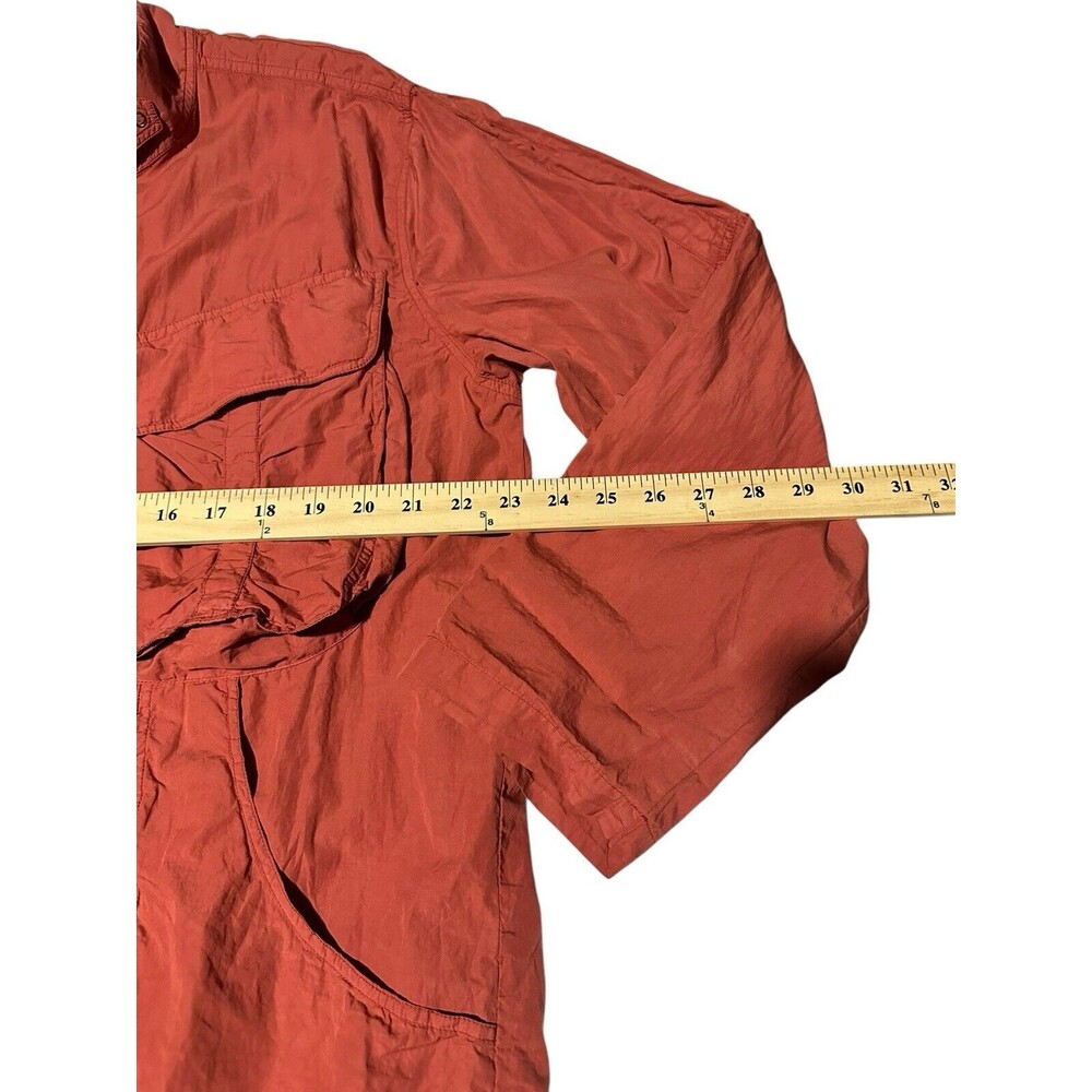 Burning Torch Anthropologie Size Small Burnt Orange Shacket Jacket Boho‎ #W5-5 - Picture 5 of 11